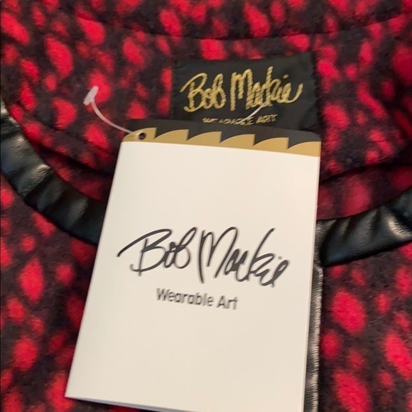 Bob Mackie Wearable Art zip Up Jacket - Picture 5 of 8